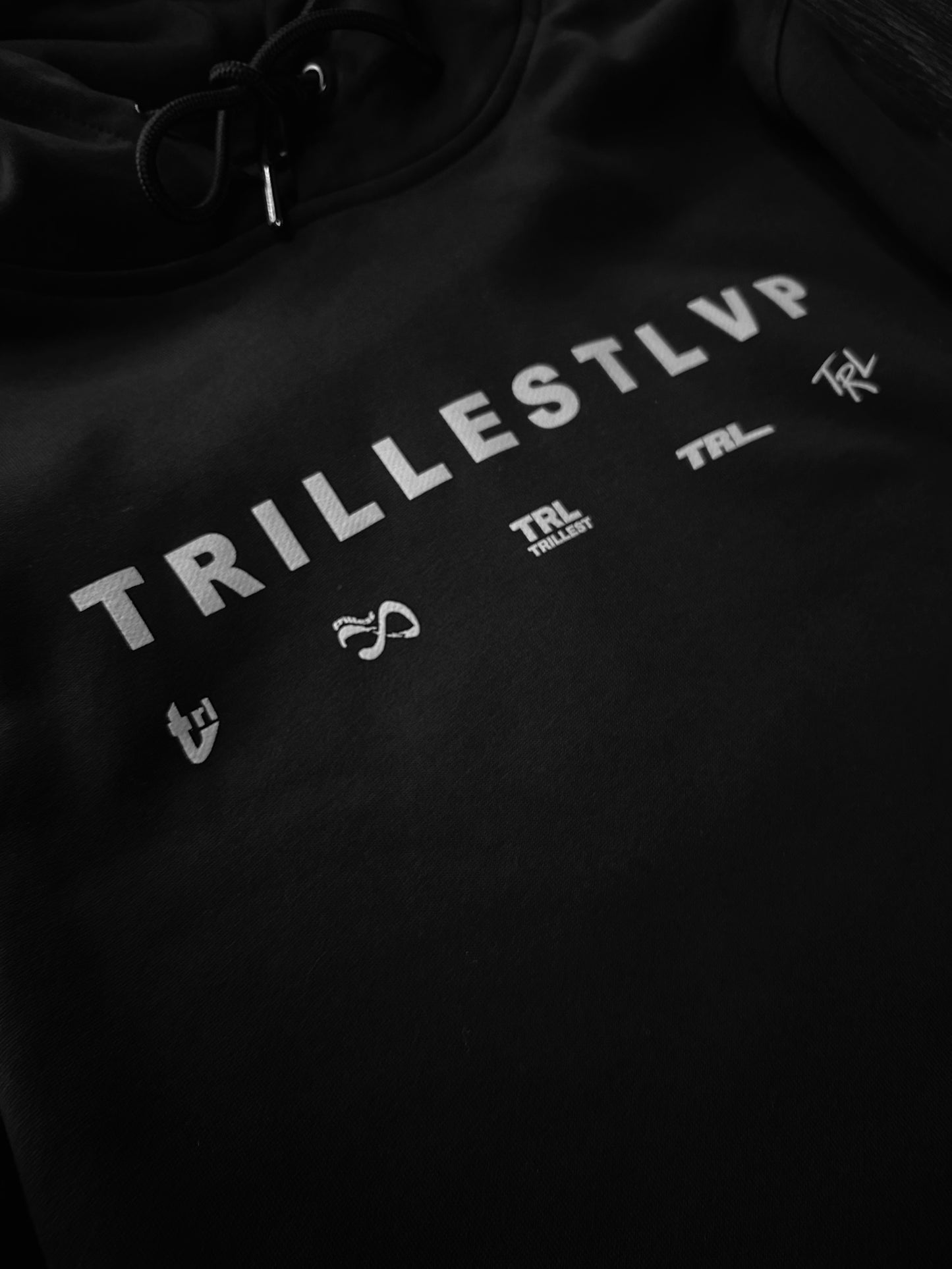 Multi logo hoodie - Black