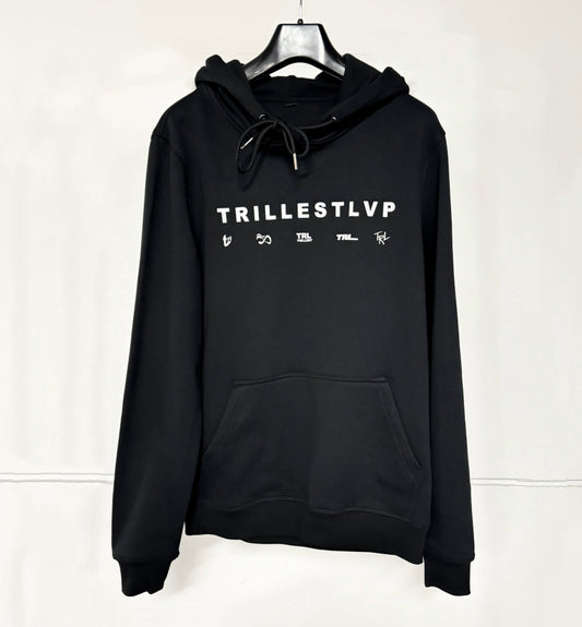 Multi logo hoodie - Black